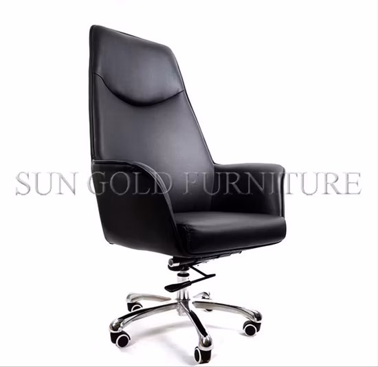 Wooden Office Luxury Real Genuine Leather King CEO Boss Chair